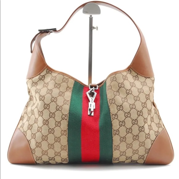 Gucci Handbags - Authentic Gucci brown monogram canvas hobo bag